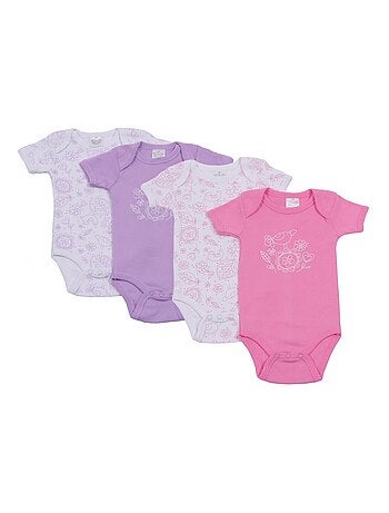 Body Neonato Confezione da 4 Motivi