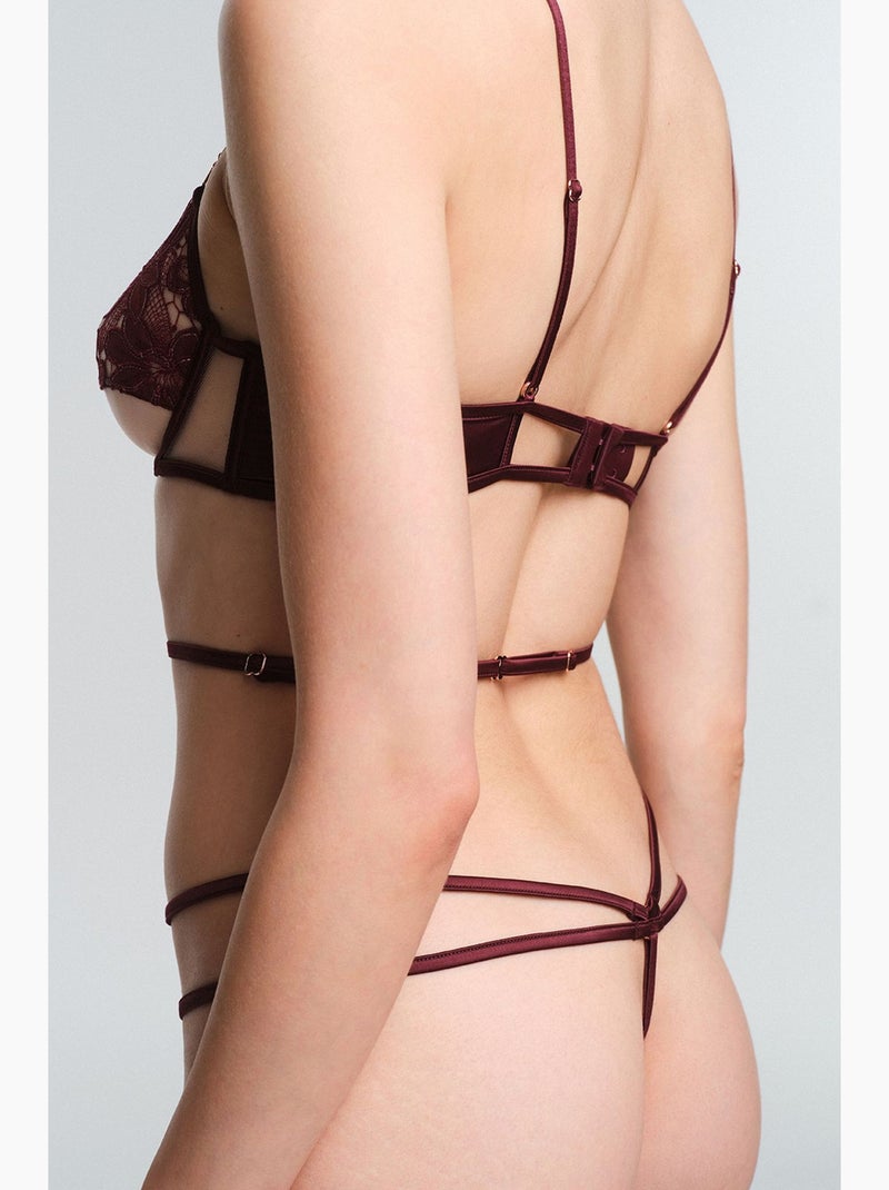 Body obsidia da donna penti Rosso bordeaux - Kiabi