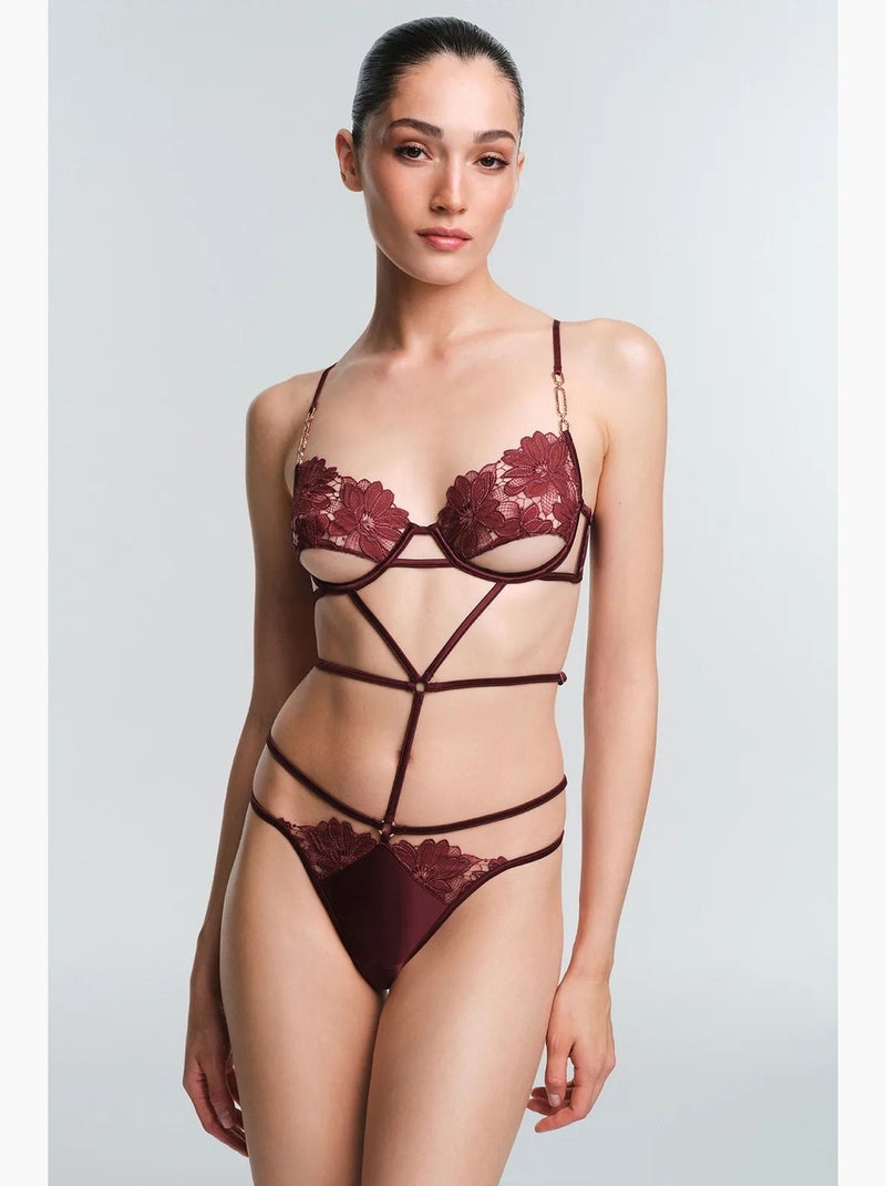 Body obsidia da donna penti Rosso bordeaux - Kiabi