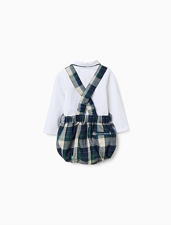 Body + pantaloncini a quadri b&s