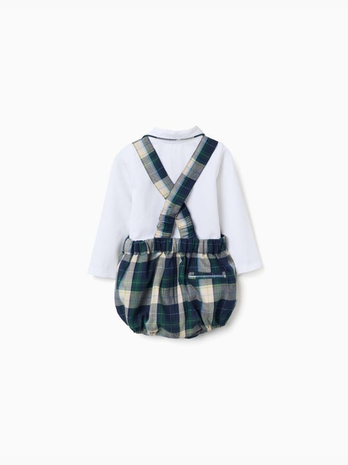 Body + pantaloncini a quadri b&s - Kiabi Body + pantaloncini a quadri b&s - Kiabi