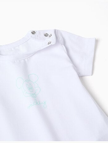 Body + pantaloncini stampato con Mickey