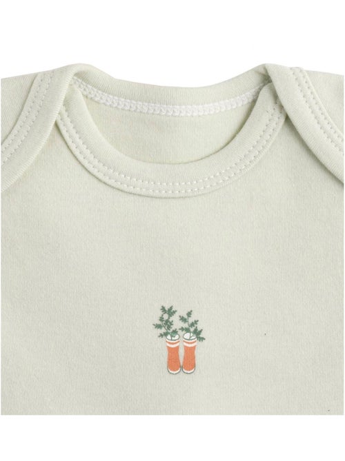 Body per neonati in cotone a maniche corte, confezione da 3 - sauthon - Kiabi Body per neonati in cotone a maniche corte, confezione da 3 - sauthon - Kiabi