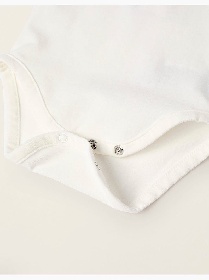 Body-polo a manica lunga Bianco - Kiabi
