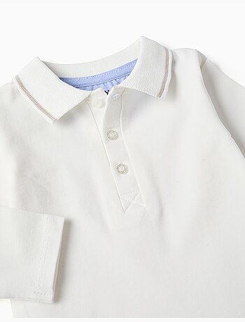 Body-polo a manica lunga con righe
