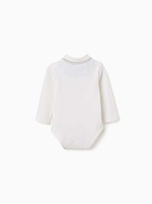 Body-polo a manica lunga con righe - Kiabi