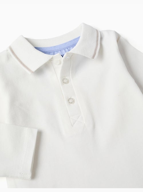 Body-polo a manica lunga con righe - Kiabi