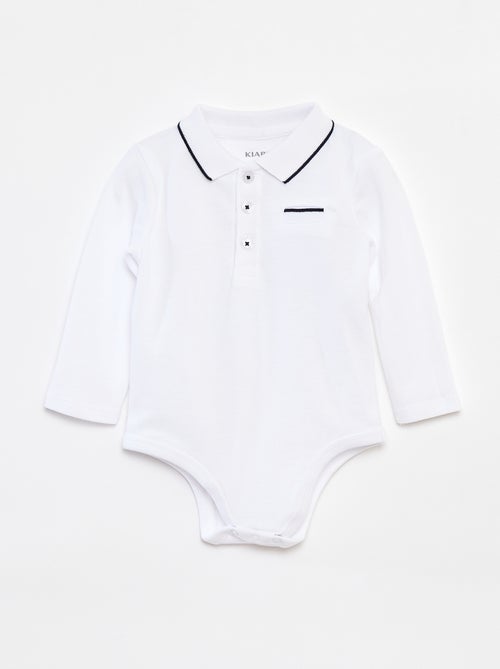 Body polo a maniche lunghe - Kiabi