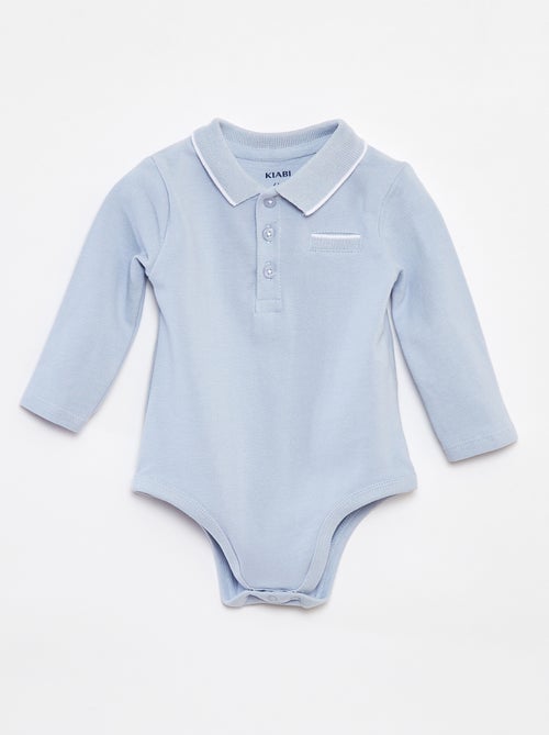 Body polo a maniche lunghe - Kiabi