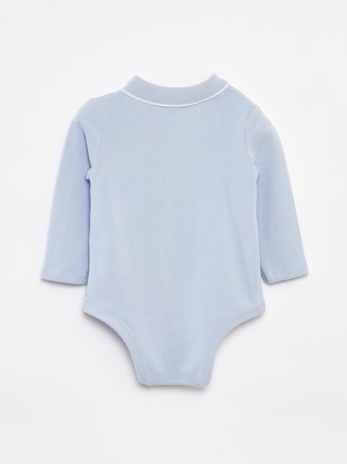 Body polo a maniche lunghe - Kiabi