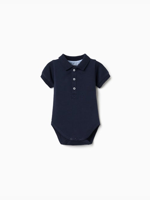Body polo in cotone a manica corta - Kiabi