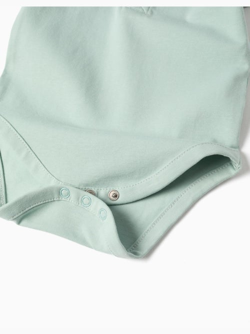 Body polo in cotone a righe - Kiabi