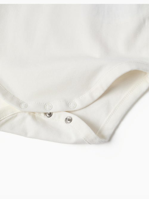 Body polo in cotone con colletto a contrasto - Kiabi