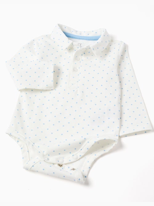 Body polo + pantaloncini in velluto a coste - Kiabi