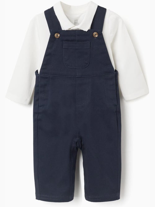 Body + salopette in twill - Kiabi