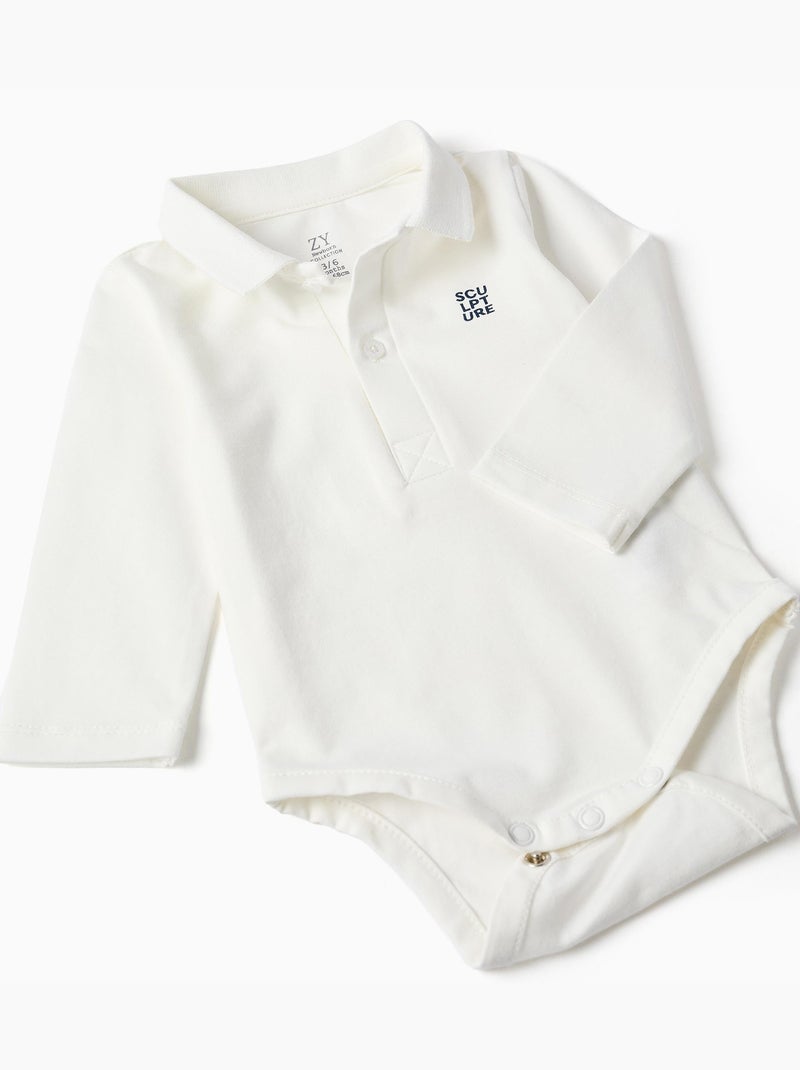 Body + salopette in twill Blu scuro - Kiabi