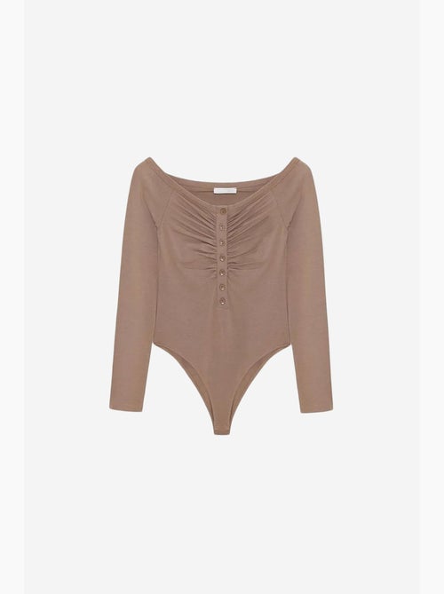 Body scollo barca aderente dilvin - Kiabi Body scollo barca aderente dilvin - Kiabi