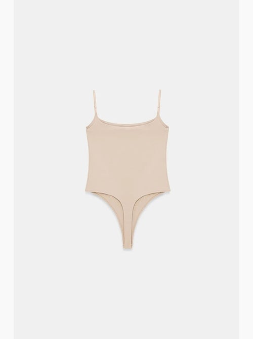 Body senza maniche in nylon con scollo quadrato dilvin - Kiabi Body senza maniche in nylon con scollo quadrato dilvin - Kiabi