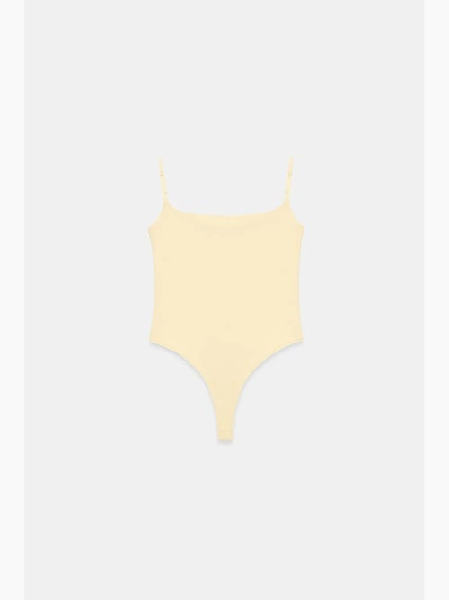 Body senza maniche in nylon con scollo quadrato dilvin - Kiabi Body senza maniche in nylon con scollo quadrato dilvin - Kiabi