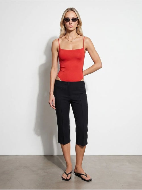 Body senza maniche in nylon con scollo quadrato dilvin - Kiabi Body senza maniche in nylon con scollo quadrato dilvin - Kiabi