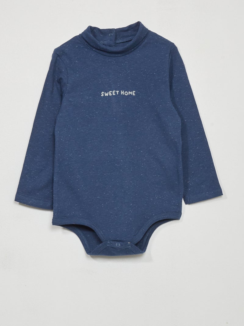 Body sottogiacca in jersey BLU - Kiabi