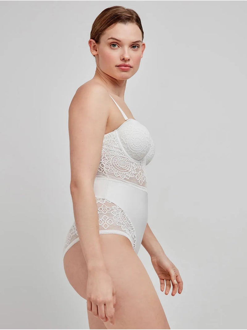 Body staccabile nelle coppe B e C Bianco - Kiabi