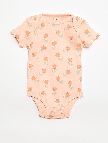 Body stampati in cotone - set da 3