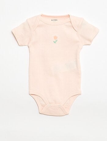 Body stampati in cotone - set da 3