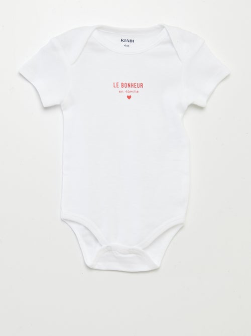 Body stampati in cotone - set da 3 - Kiabi