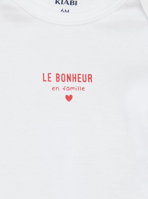 Body stampati in cotone - set da 3 - Kiabi