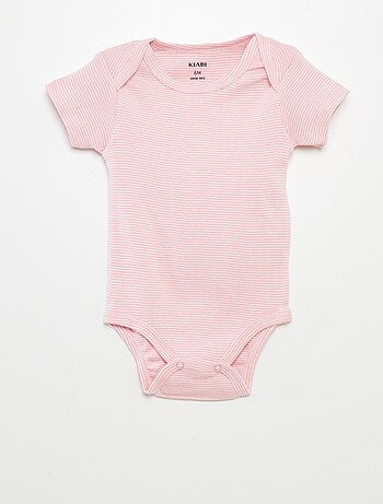 Body stampati in cotone - set da 3