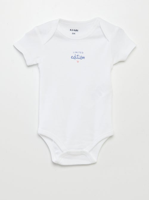 Body stampati in cotone - set da 3 - Kiabi