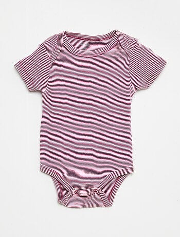 Body stampati in cotone - set da 3
