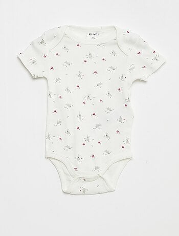 Body stampati in cotone - set da 3