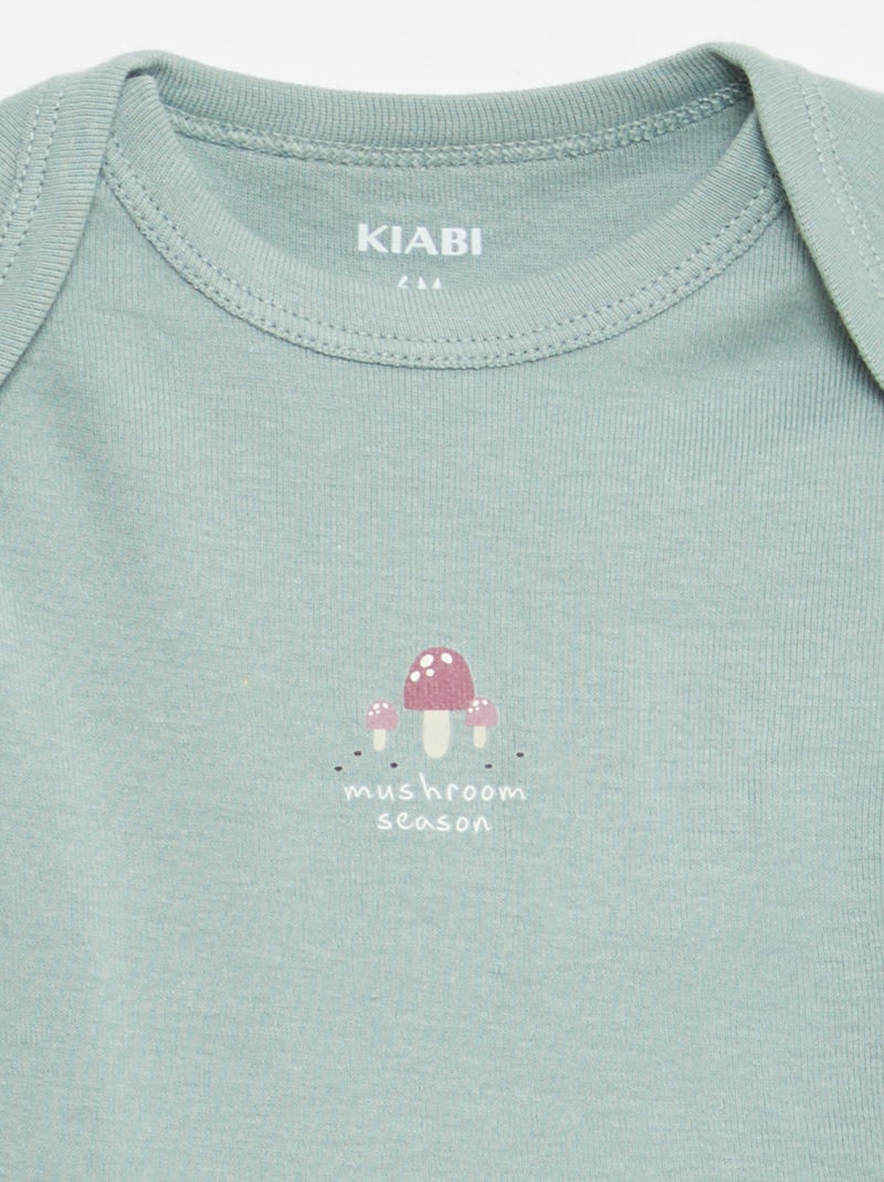 Body stampati in cotone - set da 3 Bianco - Kiabi