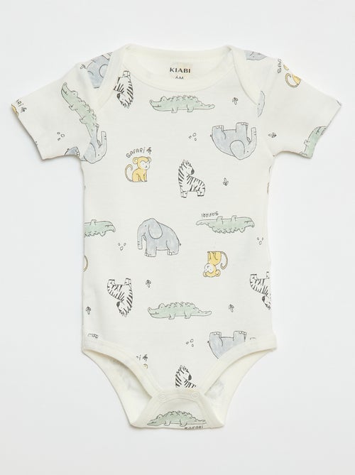 Body stampati in cotone - set da 3 - Kiabi