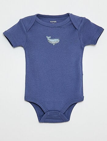 Body stampati in cotone - set da 3