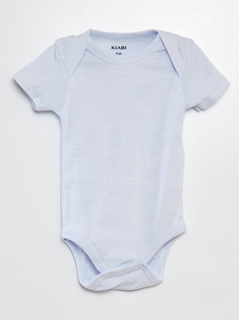 Body stampati in cotone - set da 3 ROSA - Kiabi