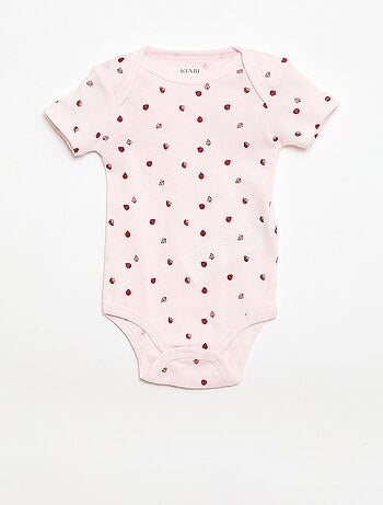 Body stampati in cotone - set da 3