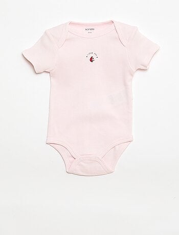 Body stampati in cotone - set da 3