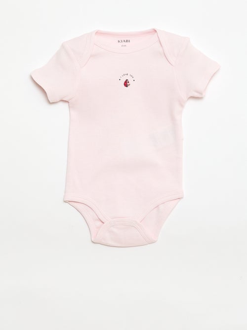 Body stampati in cotone - set da 3 - Kiabi