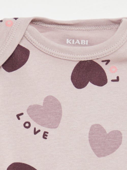 Body stampati in cotone - set da 3 - Kiabi