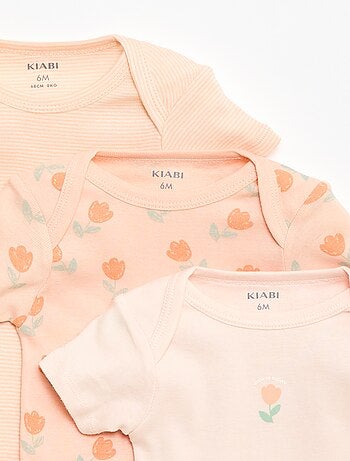 Body stampati in cotone - set di 3