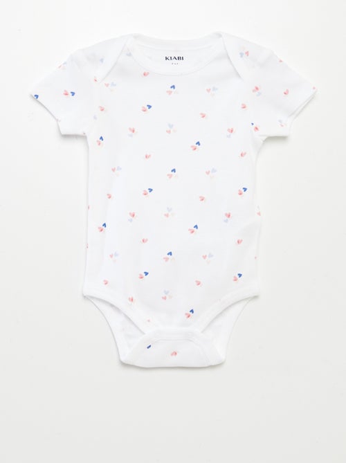 Body stampati in cotone - set di 3 - Kiabi