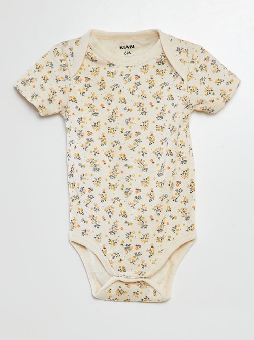 Body stampati in cotone - set di 3 - Kiabi