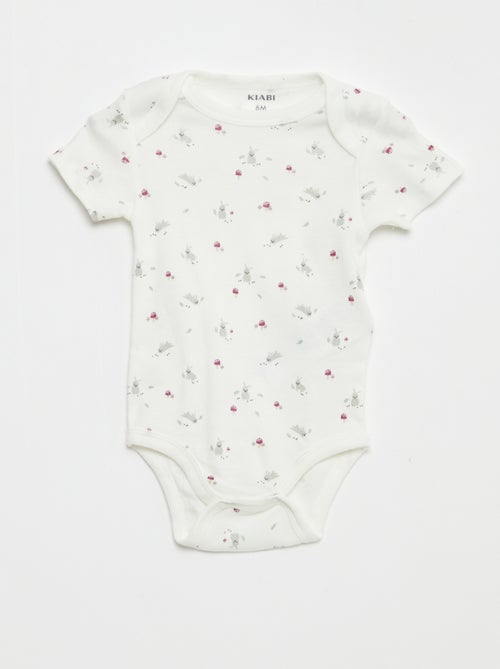 Body stampati in cotone - set di 3 - Kiabi