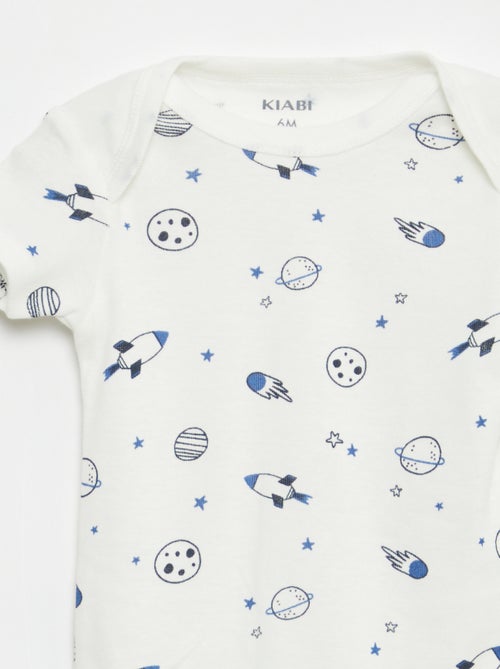 Body stampati in cotone - set di 3 - Kiabi