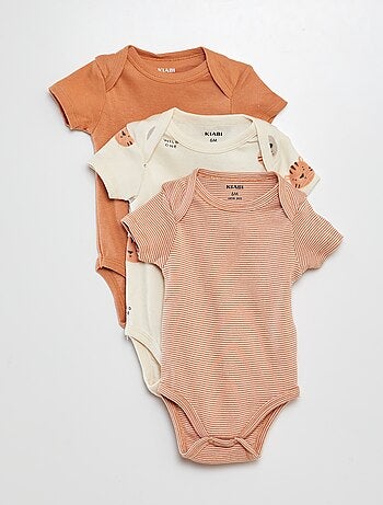 Body stampati in cotone - set di 3
