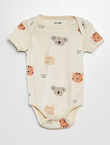 Body stampati in cotone - set di 3