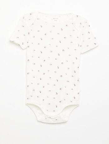 Body stampati in cotone - set da 3